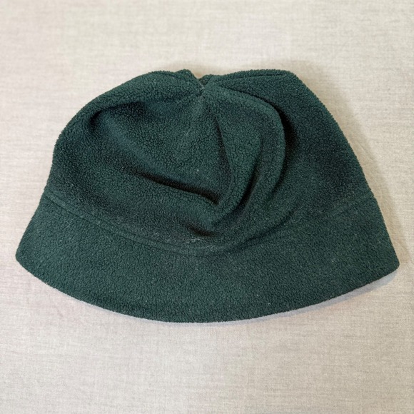 L.L. Bean Other - LL Bean Vintage Fleece Beanie Hat Hunter Green Made in USA One Size Vintage